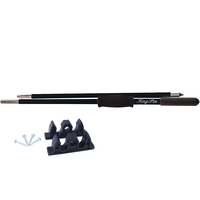 KPP120B     Panther 12' King Pin Anchor Pole - 2-Piece - Black     86440