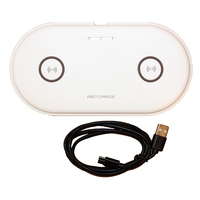 LLB-63AU-01-00     Lunasea Dual Qi Charge Pad - USB Powered (Power Supply Not Included)     87057