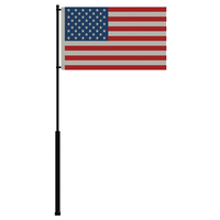 FP36USA     Mate Series Flag Pole - 36" w/USA Flag     87288