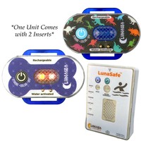 LLB-63BB-F0-K2     Lunasea Child/Pet Safety Water Activated Strobe Light w/RF Transmitter - Blue Case     88738