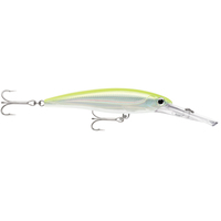 XRMAG30SFC     Rapala X-Rap&reg; Magnum&reg; 30 Silver Fluorescent Chartreuse     89867