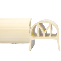 DFW4X-4     Monarch Nor'Easter M-Fender - 4' - White - 2 x 4 Mounting     89915