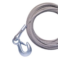 P7188700AJ     Powerwinch Cable 7/32" x 30' Universal Premium Replacement w/Hook - Stainless Steel     91490
