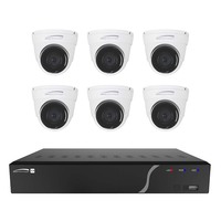 ZIPK8N2     Speco 8 Channel NVR Kit w/6 Outdoor IR 5MP IP Cameras 2.8mm Fixed Lens - 2TB     91818