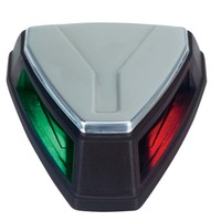 0655001BLS     Perko 12V LED Bi-Color Navigation Light - Black/Stainless Steel     92687
