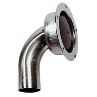 AB38B  Vetus Australia Part Breather nipple, stainless steel (AISI 316), Ø 38 mm, angled 