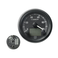 BATMONB  Vetus Australia Part Energy consumption gauge 12 / 24 V, with 200 Amp. Shunt,  black