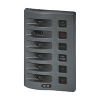 BS-4308   BLA   Blue Sea Systems WeatherDeck Switch Panel - Fused