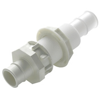 BULKH32  Vetus Australia Part Bulkhead connector, Delrin, for hose Ø 32 mm (1 1/4")