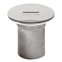 CAPF51S  Vetus Australia Part Deck entry "DIESEL FUEL", stainless steel (AISI 316) for hose Ø 51 mm, cover Ø 93 mm, slotted, L= 82.5 mm