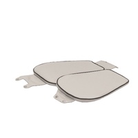CAPTCSL  Vetus Australia Part CAPTAIN seat cushion set, light grey with dark grey seams