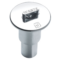CAPWC38  Vetus Australia Part Deck entry "WC", chromium plated brass for waste water extraction, for hose Ø 38 mm, cover Ø 88 mm, pop-out, L= 115 mm, 