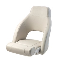CHADMW  Vetus Australia Part ADMIRAL, sports helm seat with lateral supports and flip up squab, grey white