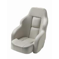 CHCOMW  Vetus Australia Part COMMANDER luxurious helm seat with flip up squab, grey white