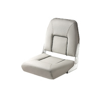 CHFSL  Vetus Australia Part FIRST MATE Deluxe folding seat, light grey with dark grey seams