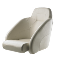 CHFUS  Vetus Australia Part QUEEN Helm seat with flip-up squab, grey white