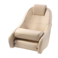 CHFUSC  Vetus Australia Part KING Helm seat with flip-up squab, light ivory