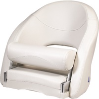 CHLIEUTW  Vetus Australia Part LIEUTENANT helm seat with flip up squab, grey white