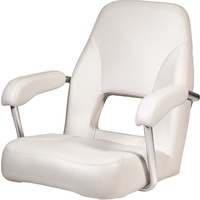 CHSAILW2  Vetus Australia Part SAILOR helm seat with anodised aluminium frame, grey white