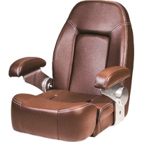 CHSEAMMB  Vetus Australia Part SEAMAN helm seat with flip up squab, mahogany brown