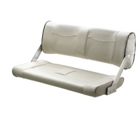 Vetus Marine Part     DCHTBSW     FERRY BENCH Seat with adjustable backrest, white with dark blue seams