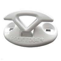 DockEdge     DE2603WF     Dock Cleat,  Flip Up Ring,  3",  White,  Almag 35