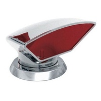 DON316R  Vetus Australia Part Cowl ventilator Ø 75 mm ID, type Donald, Stainless Steel AISI 316, with red interior (incl ring and nut)