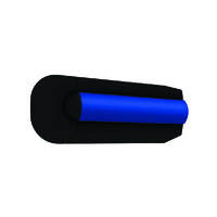 EPOLY40B  Vetus Australia Part Set end pieces black for rubbing strake type POLY40