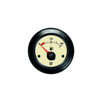 FUELN  Vetus Australia Part Fuel level indicator, cream, 12 / 24 V, cut-out size Ø 52 mm (excl. sensor)