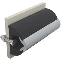 HARO6035L  Vetus Australia Part Vinyl rubbing strake, dark grey, HARO 60 x 35 mm, coil of 30 m
