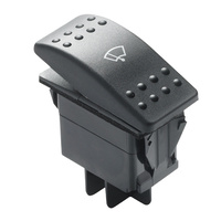 HDMSW2  Vetus Australia Part Three-position rocker switch for windscreen wipers (OFF - 1 - 2)