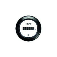 HOURCW  Vetus Australia Part Hour counter, white, 12/24 V, cut-out size Ø 52 mm 