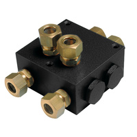 HS81B  Vetus Australia Part Dual non-return valve (G1/2) (incl. tube connectors Ø 18 mm)