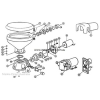 Jabsco Pump    J10-127   Toilet -QF Large 12v Salt   37245-1092