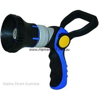 RWB Marine    J27-140   Jabsco HoseCoil Thumb Lever Nozzle w/ Metal Body & Nine Pattern Adjustable Spray Head   Catalogue Page NIC