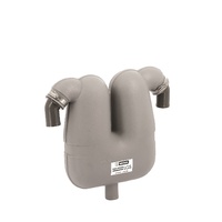 LGS5038  Vetus Australia Part Exhaust gas separator with Ø 50 mm rotating connections and Ø 38 mm drain