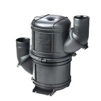 NLP75HD  Vetus Australia Part NAVIDURIN®LLOYDS approved, Black HD rotatable waterlock/muffler type NLP75, with rotating inlet and outlet for Ø 75 mm h
