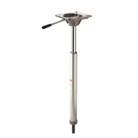 PCQG5774C  Vetus Australia Part Quick positioning series 'gas rise' pedestal leg with swivel, click connection to base, height 57 - 74 cm