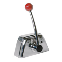 RCTOPS  Vetus Australia Part Single lever remote control, top mounting, with high-gloss polished stainless steel (AISI 316) handle and housing