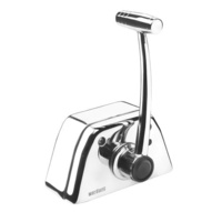 RCTOPSG  Vetus Australia Part Single lever remote control, top mounting, with high-gloss polished stainless steel (AISI 316) housing, handle and T-bar
