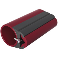 ROND4248  Vetus Australia Part Vinyl rubbing strake, Ø 42 - 48 mm, dark grey, coil of 20 m