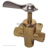 RWB Marine    RWB1198   Valve -Fuel 3 Way 1/4 NPT   Catalogue Page 169
