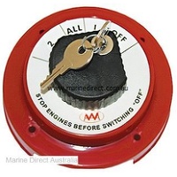 RWB Marine    RWB1221   Battery Switch -Key Lock   Catalogue Page 115