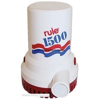 RWB Marine    RWB16   Rule 12v 1500 Submersible Bilge Pump 94 LPM   Catalogue Page 272