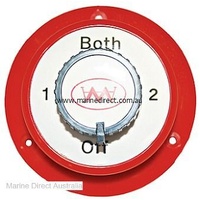 RWB Marine    RWB190   Battery Isolator Switch - Medium Duty Red   Catalogue Page 115