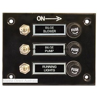RWB192   Switch Panel Blk 3 Switch