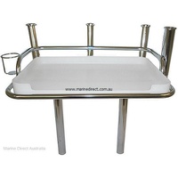 RWB Marine    RWB1977   Bait Station Deluxe 4 Rod   Catalogue Page 129
