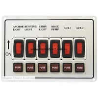RWB2073   Switch Panel-Hor.Silver 6