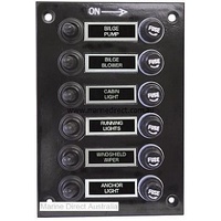RWB Marine    RWB2089   Switch Panel W/Boots 6 Sw   Catalogue Page 120