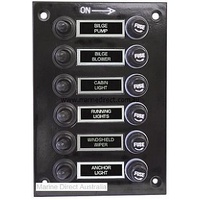 RWB2089   Switch Panel W/Boots 6 Sw